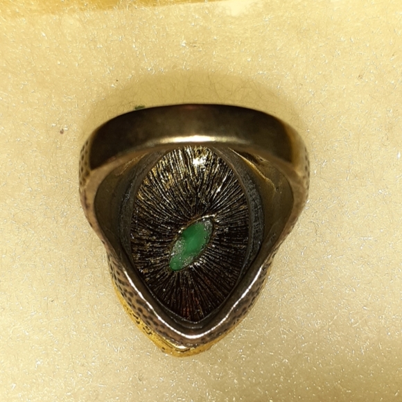 VTG 💚 Costume Sparkle Ring - Picture 4 of 7